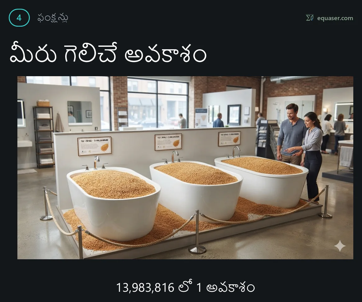 మీరు గెలిచే అవకాశం