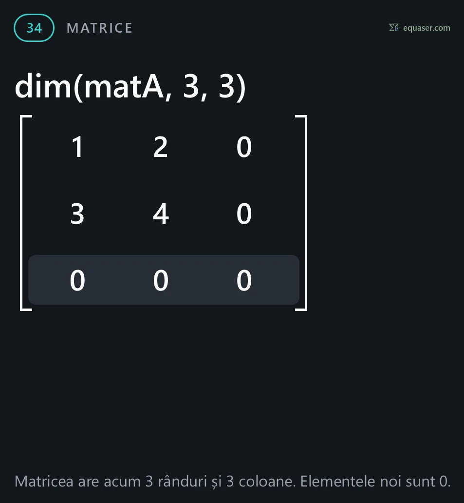 dim(matA, 3, 3)